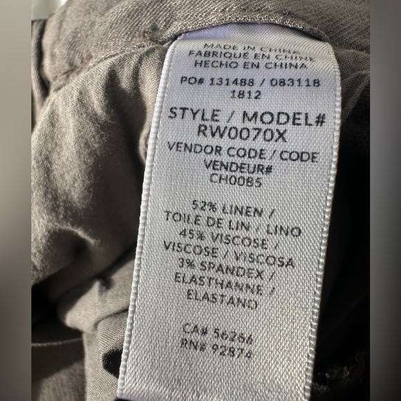 Splendid gray/taupe Wide-Leg Pants, size large - Picture 13 of 14